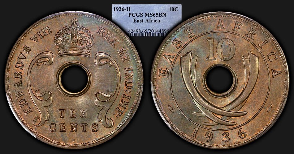 1936_BritishEastAfrica_10Cent_PCGS_MS65B