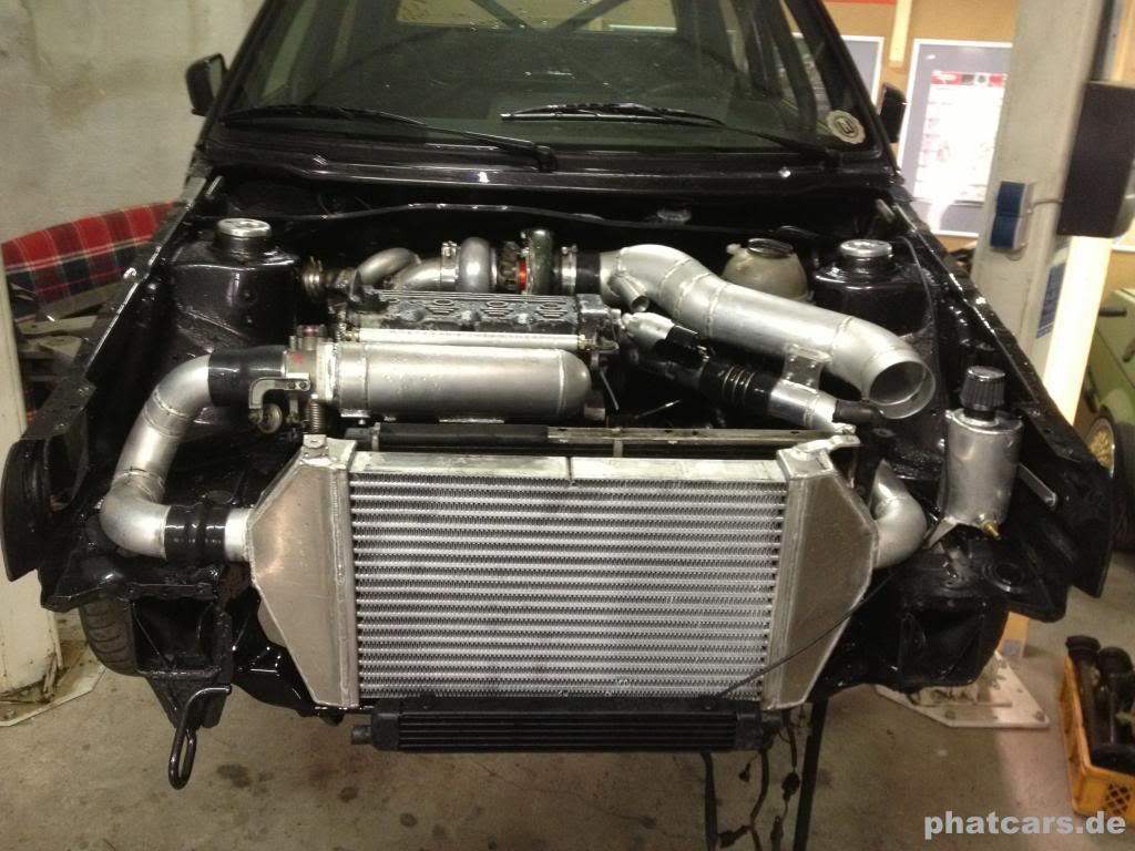 Rallye Golf 16V Turbo Motorraum maximaler Ladeluftkühler
