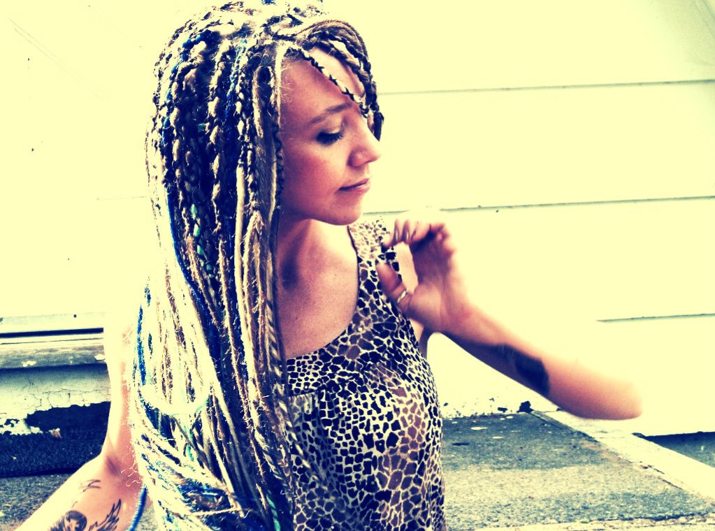 blond dreads