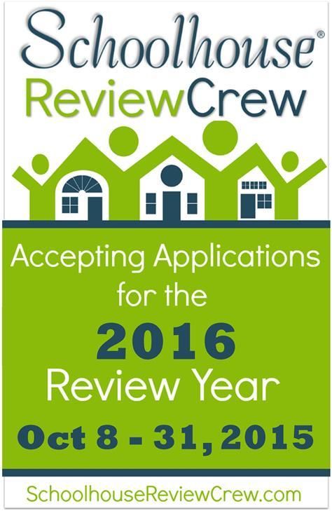 Schoolhouse Review Crew 2016 Applications