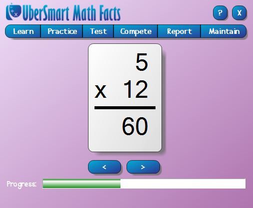 UberSmart Math Facts Review