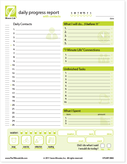 7 Minute Life Daily Planner Review