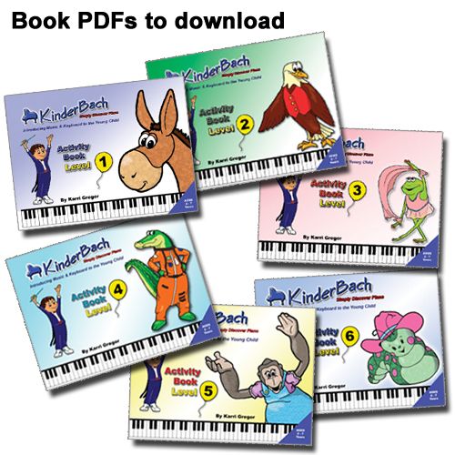 Kinderbach downloadable activity books