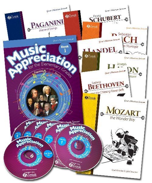 Music Appreciation for the Elementary Grades {Zeezok Publishing LLC Review}, #hsreview #musicappreciation #homeschoolmusicprogram, Zeezok publishing, music appreciation, homeschool music program