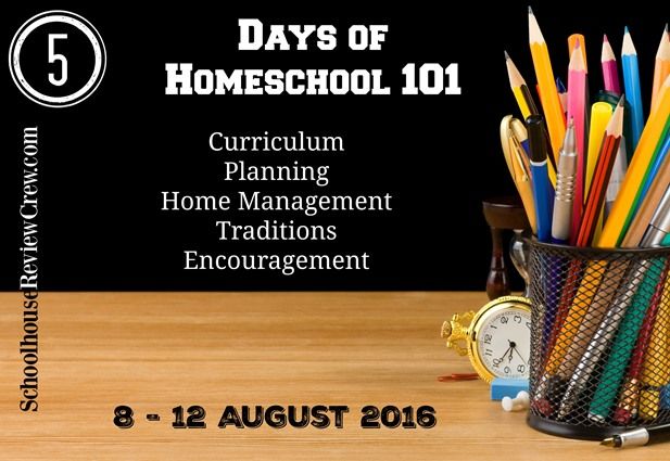 5 Days of Homeschool 101- Home Management