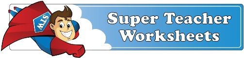  Super Teacher Worksheets