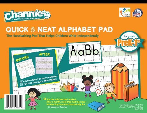 Channie's Quick & Neat Alphabet Pad for PreK - 1st