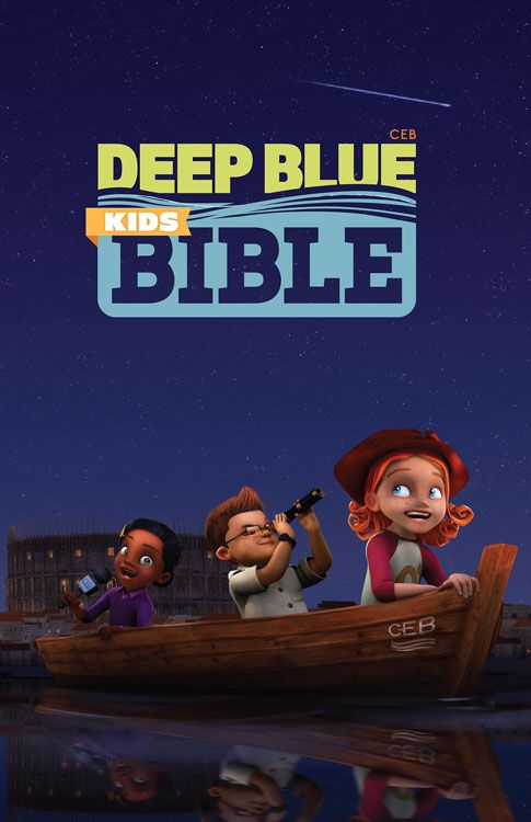 Deep Blue Kids Bible cover