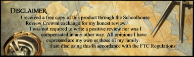 Schoolhouse Review Crew disclaimer