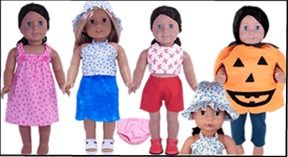 Rosie's Doll Clothes Patterns Included in the Course