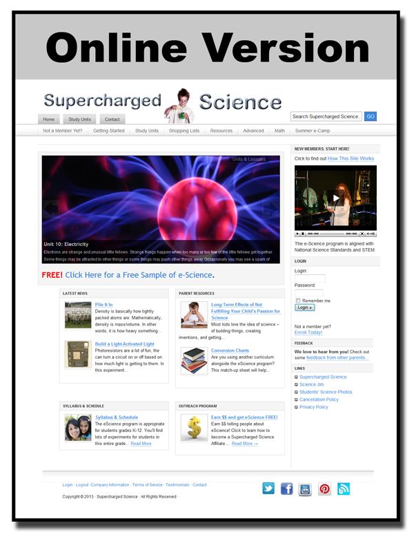 supercharged science online