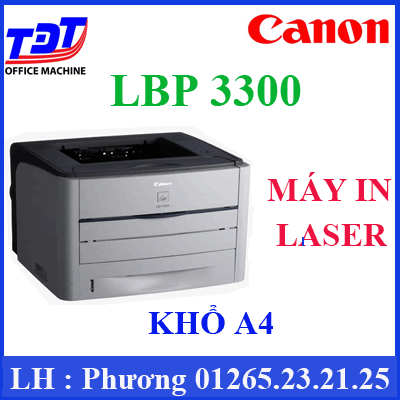 Máy In Laser khổ A4 CANON LBP 3300 siêu bền, cực rẻ.