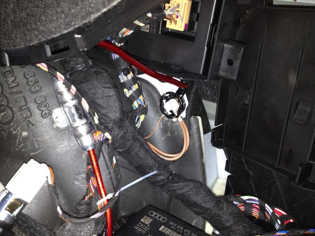 B8 A4 / S4 2010 onwards aftermarket subwoofer install