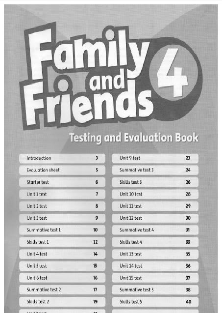 Решебник Family And Friends 4 Workbook.Rar