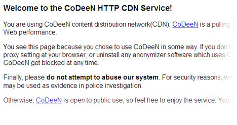 CoDeeN, Cara menyembunyikan/mengganti IP Address pada Google Chrome