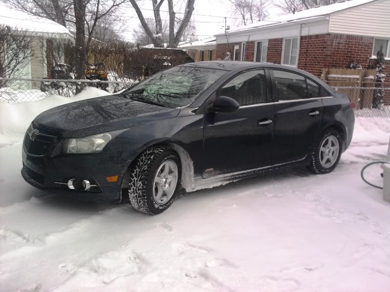Snow day in michigan and cruze snow performance chevrolet cruze forums