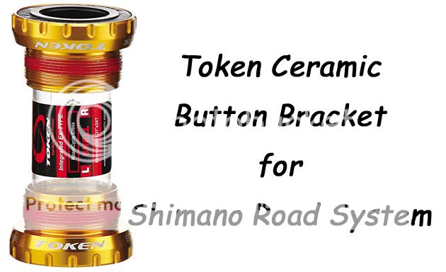 Token Ceramic Bottom Bracket BB Road Bike Shimano Gold