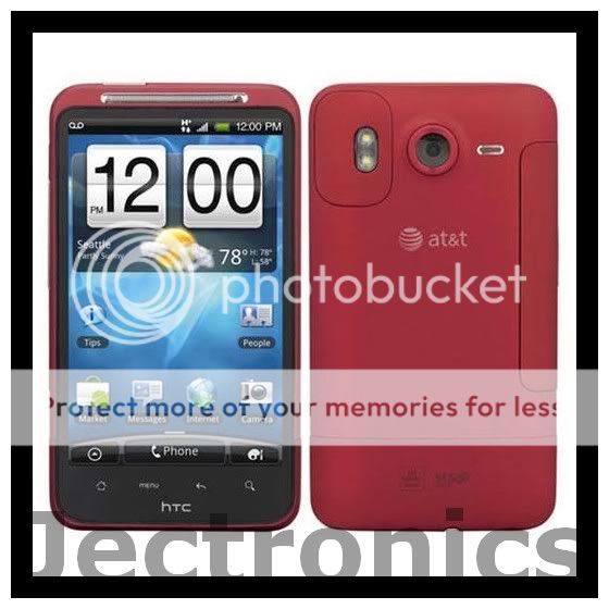 NEW HTC INSPIRE 4G GSM UNLOCKED AT&T ANDROID RED SMARTPHONE+ 8GB 