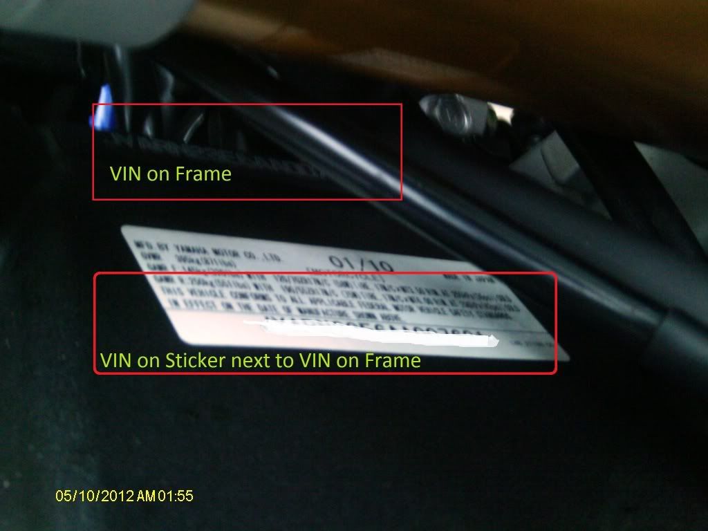 Vehicle Registration Ca >> No luck finding the vin number - Yamaha R1 Forum: YZF-R1 ... Vehicle Registration Ca >> No luck finding the vin number - Yamaha R1 Forum: YZF-R1 ...