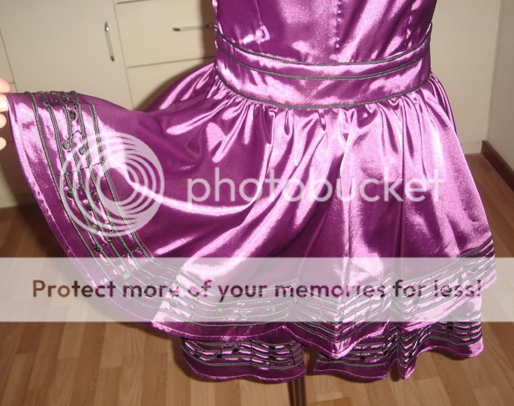 BNWOT AUTH. TOPSHOP PURPLE MUSIC NOTE DRESS.AU12/UK12/US8/EUR40  