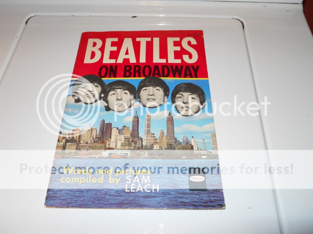 Beatles 1966 tour program fan club w/1964 Whitman Beatles book  