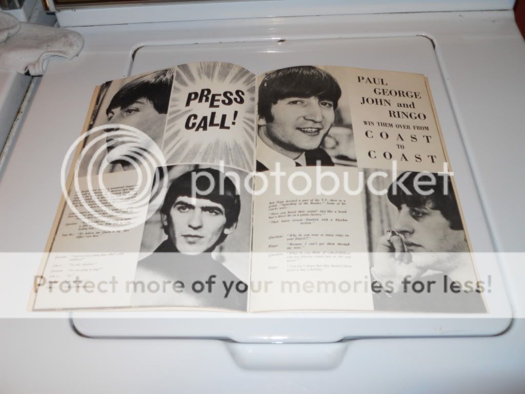 Beatles 1966 tour program fan club w/1964 Whitman Beatles book  