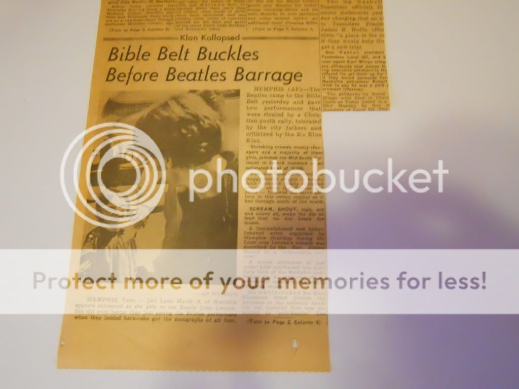 Beatles 1966 tour program fan club w/1964 Whitman Beatles book  