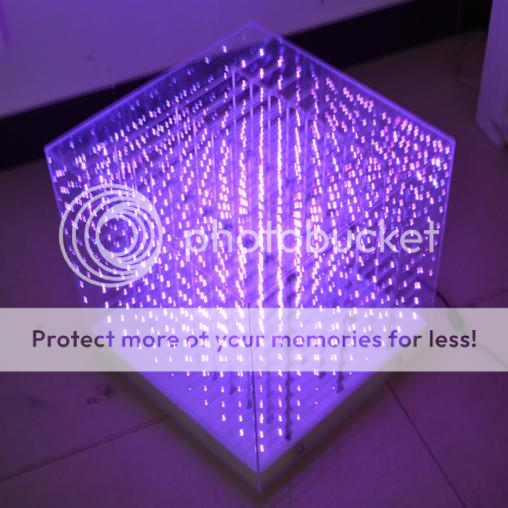 3D LED TV MATRIX ART CUBE DJ HIGH TECH 1000 PCS OF LED  