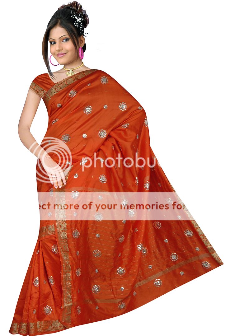 Indian Embroidery sequance Art Silk Sari saree Curtain  