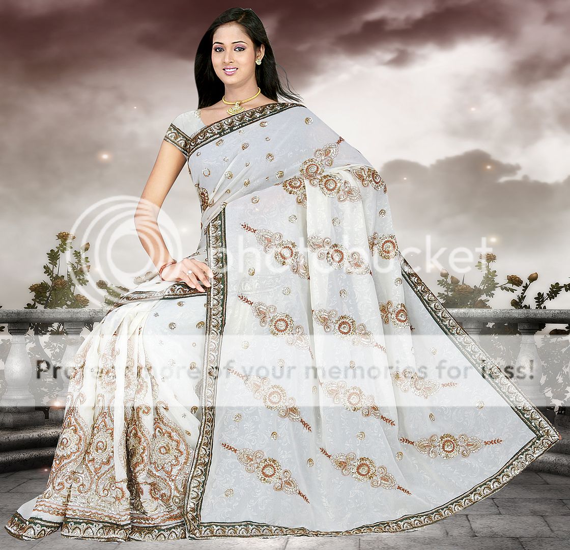   color off white fabric georgette size length 6 meter 600 cm 235 inch