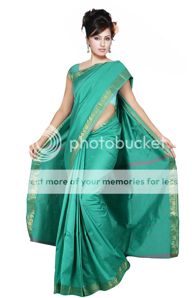 Indian Art Silk Sari saree Curtain Drape Panel Fabric  
