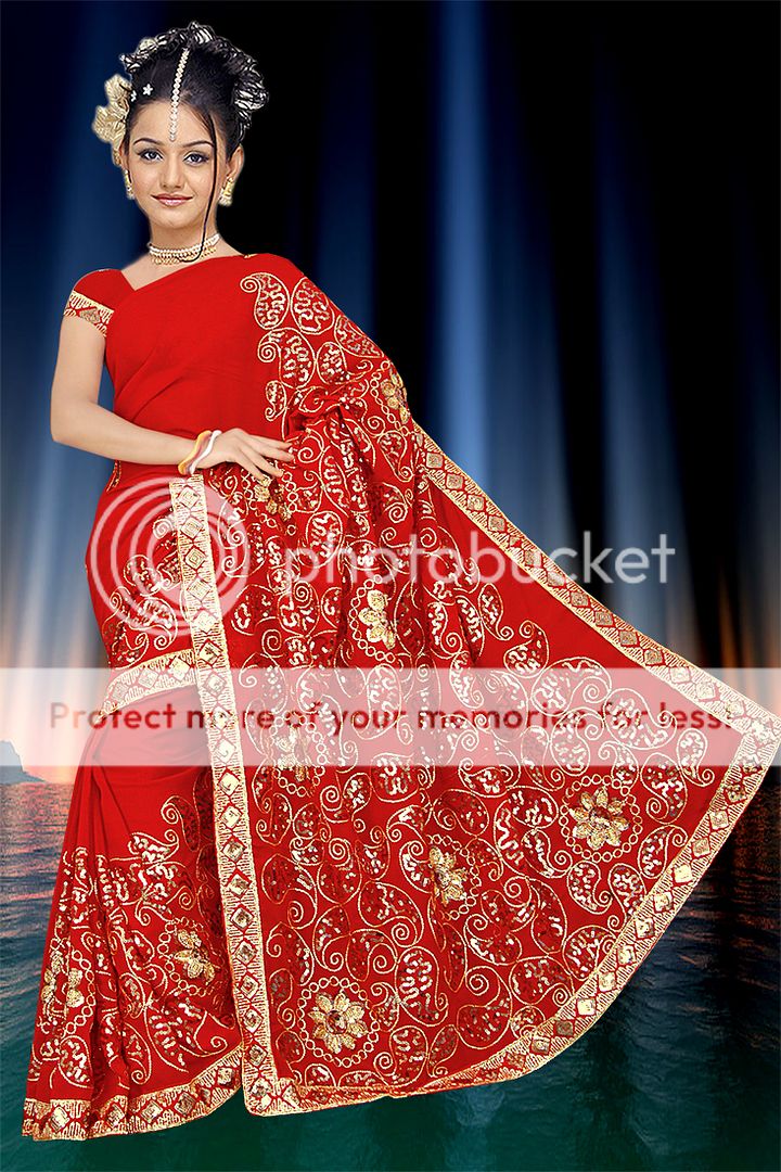 Ready to wear wedding Embroidery Sequin Sari Saree blouse,skirt pre 