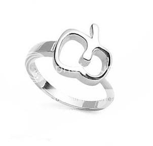 JE173 Beautiful Cross Stitch Sterling Silver Ring  