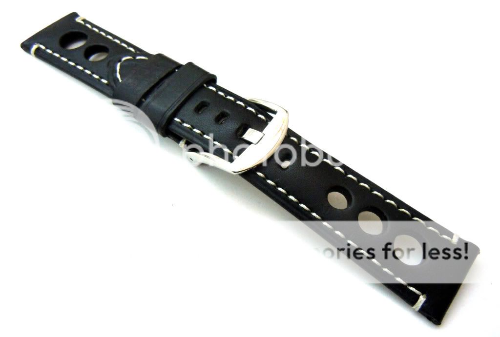 22mm Grand Prix Leather Watch strap fits Breitling  