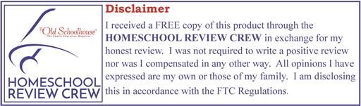 homeschool review disclaimer
