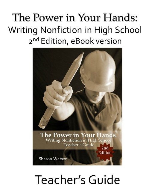 Writing with Sharon Watson Review, #hsreviews #highschoolwriting #writingcurriculum, Sharon Watson, Writing with Sharon Watson, The Power in Your Hands, composition, high school writing, homeschool writing program