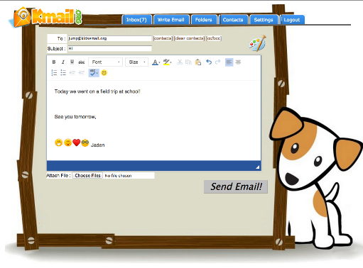 KidsEmail.org Annual Subscription, #hsreviews #kidsemail #emailforkids, Kids email, email for kids