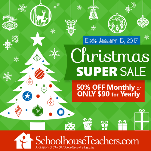 Schoolhouse Teachers Half Price Discount