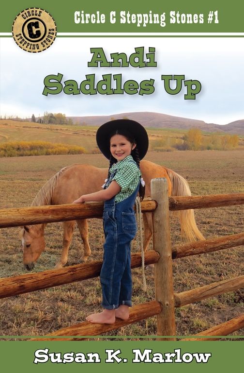 Andi Saddles Up, Review, #hsreviews, #oldwest ,#horsegirls, #fictionforgirls,  English curriculum, ages 7-10, Old West, wholesome books for kids, faith and family, horse girls