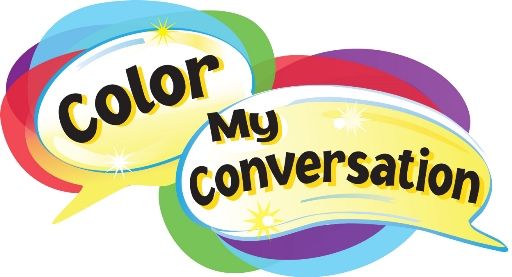 Northern Speech Services Color My Conversation, #hsreviews #colormyconversation, Color My Conversation, CMC, NSS, Northern Speech Services, Rosslyn Delmonico, Social Language, Face-to-face, Eye Contact, Conversation, Socialization