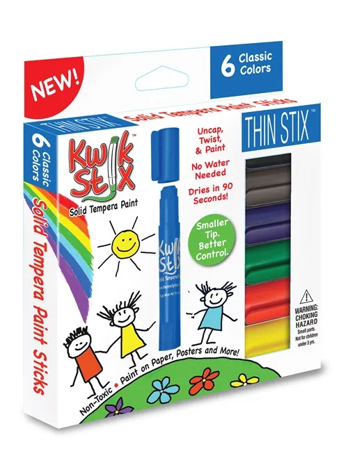 Thin Stix by KwikStix, review, #hsreviews, #MessFreeCreativity, #ThinStix, Thin Stix, Mess Free, Non-Toxic, Tempera Paint, Tempera Fast Drying, No mess kids art, kids art supplies