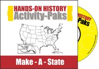 Hands-On History Activity-Paks: Make-A-State, Review, #hsreviews, #HistoryUnitStudies, #HomeschoolHistory, #lapbook, #handson, #history, #bible, #timeline, #timelinefigures, History, hands-on, hands on, lap book, lapbook, elections, hands on learning, U.S. history, United States, United States history, Time Line, Time Line Figures, Biblical History, Ancient History