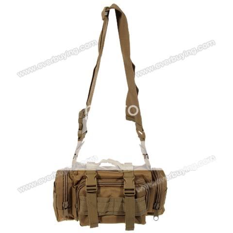 tactical army waist shoulder bag camera  